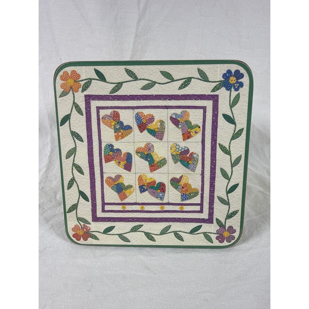 Quilters Coasters Collection II That Patchwork Place Martingale Cork Backed 8pc - Picture 6 of 6